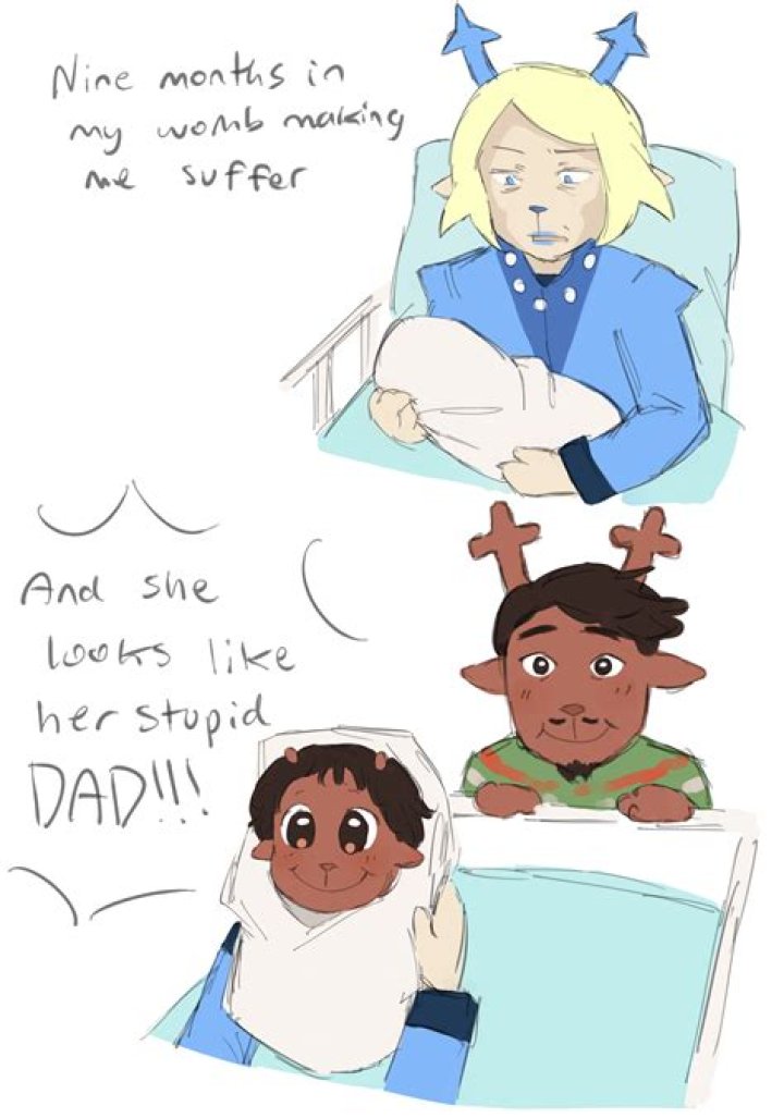 'He Looks Like Her' ·