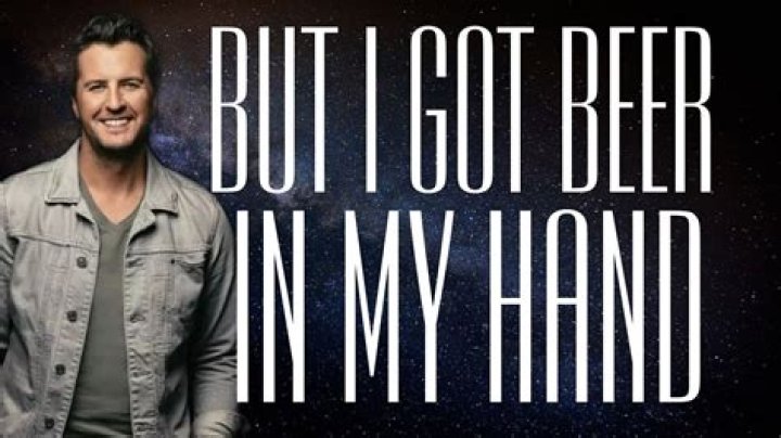 Cold beer in my hand, country song lyrics ·